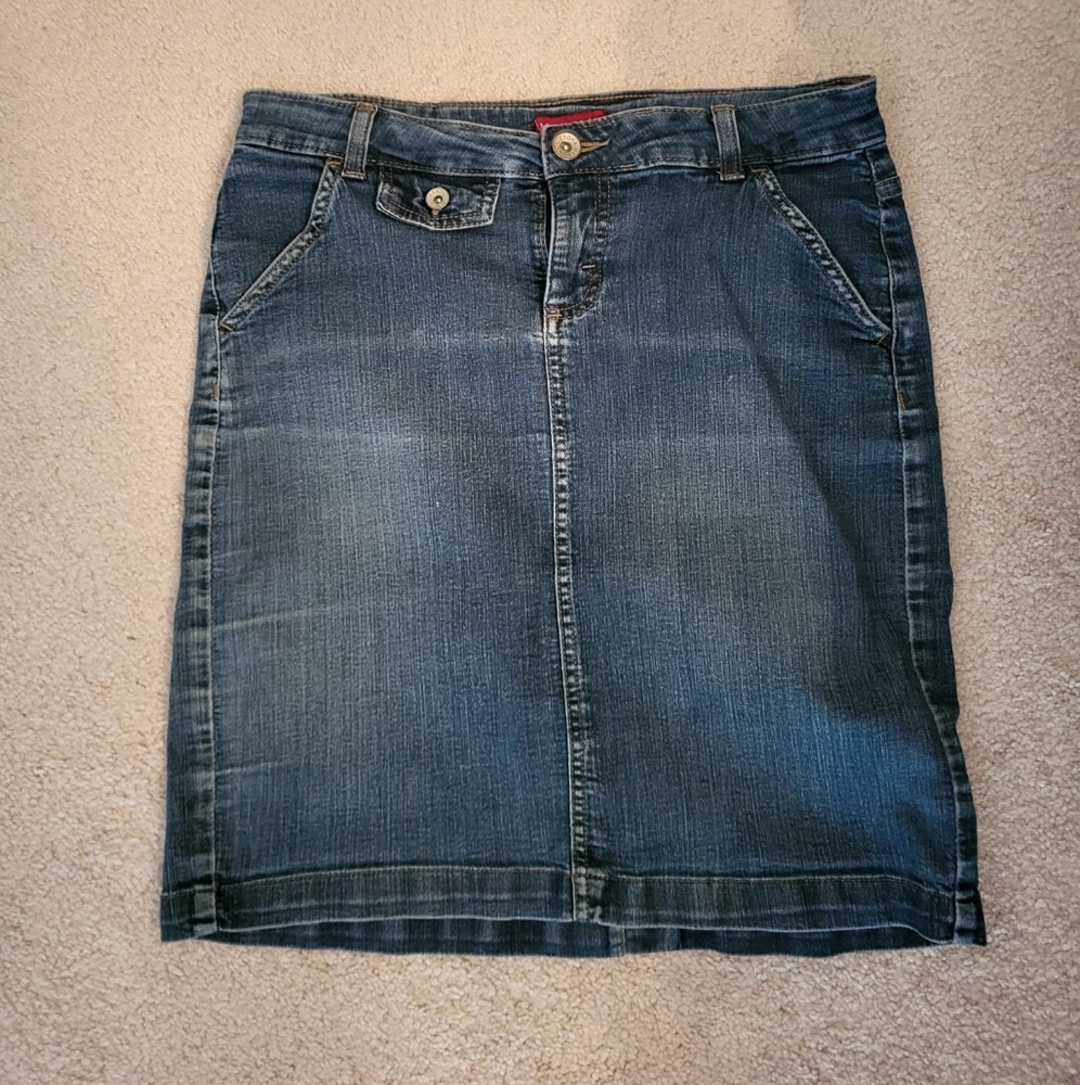 Merona Dark Denim Pencil Skirt